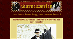 Desktop Screenshot of barockperlen.de