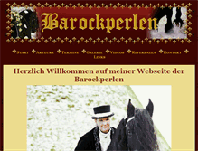 Tablet Screenshot of barockperlen.de